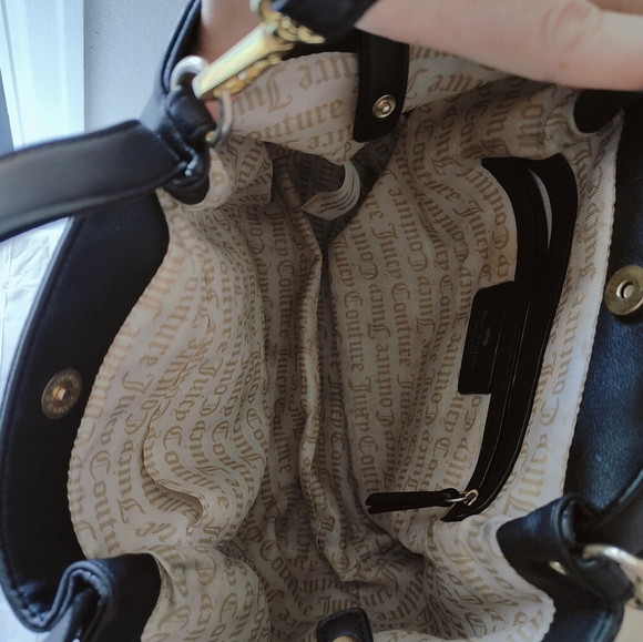 Juicy Couture Vintage Y2K Handbag In Black. Stunningly Beautiful JC Designer Bag - Picture 11 of 16